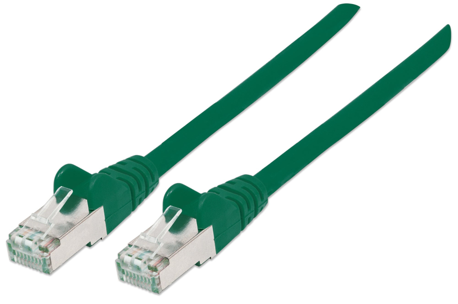 Cavo di rete Patch in rame Cat. 6 Verde SFTP LSZH 1m